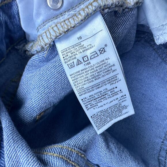 Old Navy High Rise OG Straight Secret Smooth Pocket Medium Wash Denim Jeans 16 - Picture 12 of 13